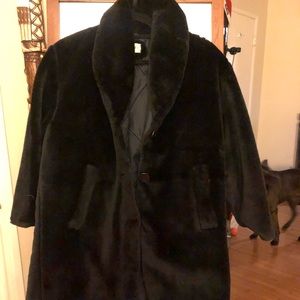 Vintage Faux Fur Coat (Petite)